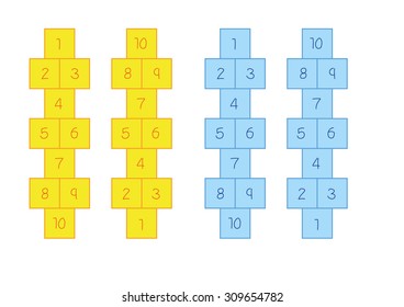 Hopscotch Set Vector