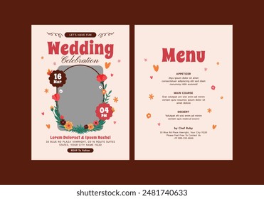 Hopster Wedding Party Invitation Card