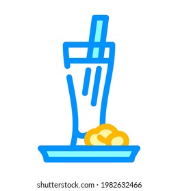 horchata spain drink color icon vector. horchata spain drink sign. isolated symbol illustration