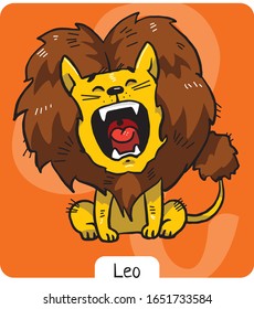Horescope zodiac sign cat leo