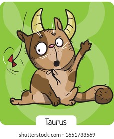 Horescope zodiac sign cat taurus