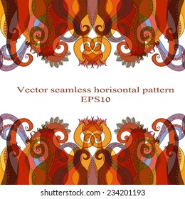 horisontal seamless abstract pattern for textures and background