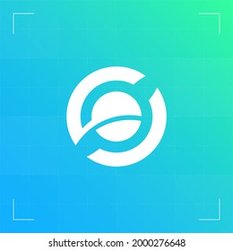 Logo de gradiente colorido criptodivisa de Horizen.