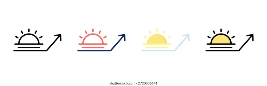 Horizon Light icon set multiple style collection