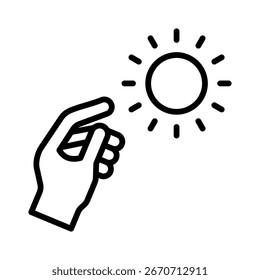 Horizon Reach Icon Element For Design