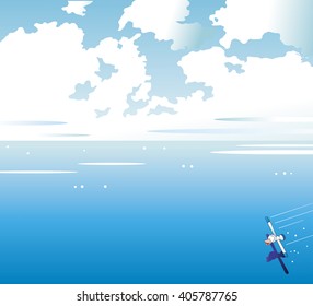 horizon sea background