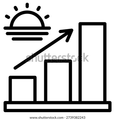 Horizon Shift Icon Element For Design