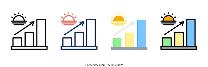 Ícone Horizon Shift define várias coleções de estilos