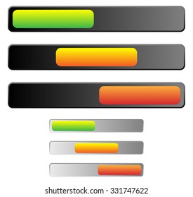 Horizontal 3 state power button without symbol