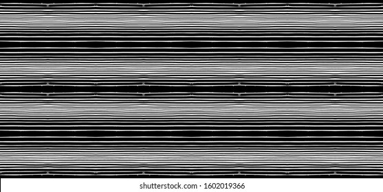 Horizontal abstract background. Grunge material. Hand drawn style.Black and white horizontal lines isolated on white background.Texture metal.Vector stock backdrop.Design web,social media,invitation. 