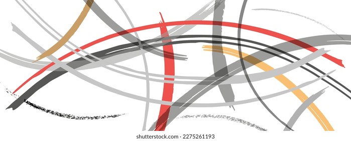 horizontal abstract background line design. vector element