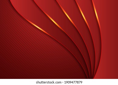 horizontal abstract background in red color