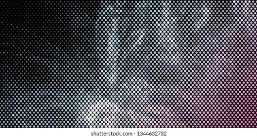 Horizontal abstract background with spotted halftone effect. Dots pattern.