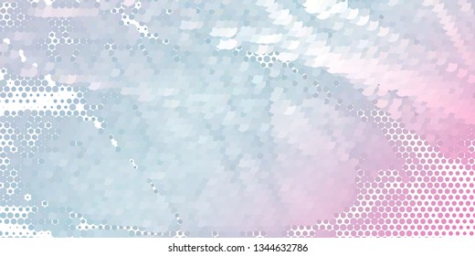 Horizontal abstract background with spotted halftone effect. Dots pattern.