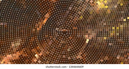 Horizontal abstract background with spotted halftone effect. Dots pattern.