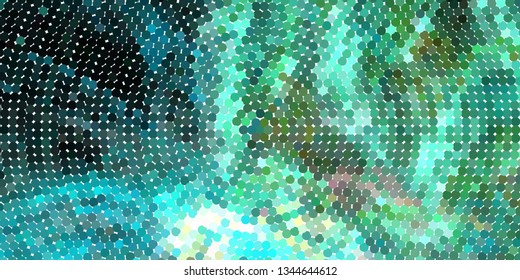 Horizontal abstract background with spotted halftone effect. Dots pattern.