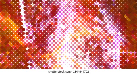 Horizontal abstract background with spotted halftone effect. Dots pattern.