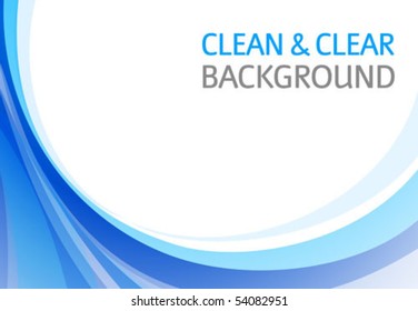 Horizontal abstract blue background for business presentation