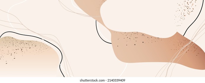 Horizontal abstract texture in natural beige shades. Vector illustration for banners, wallpapers, background, sales, discounts, promotions, etc.