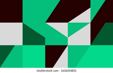 Horizontal abstract vector pattern with simple geometric shapes and forms. Long composition of graphic elements, useful for web design, business presentation, website header, invitation background.