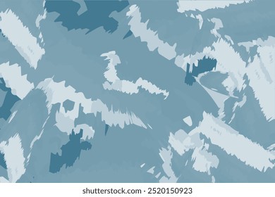 horizontal abstract watercolor background in blue gray tones chaotic spots stripes
