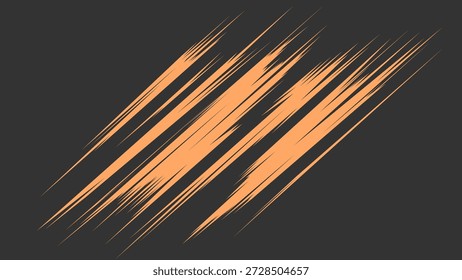 Un Horizontal efecto de "haz de velocidad" estilo anime con rayas de luz para fondos dinámicos o tomas de manga. Líneas de movimiento rápido.