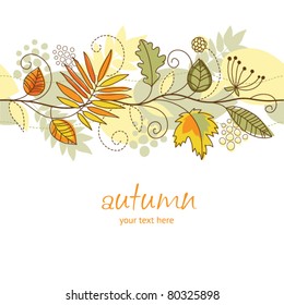 horizontal autumn background