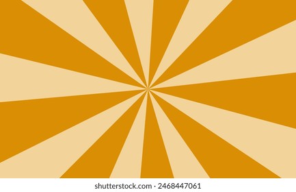 A horizontal background of color rays in a circle under a clipping mask. Flat lines of abstract fireworks.