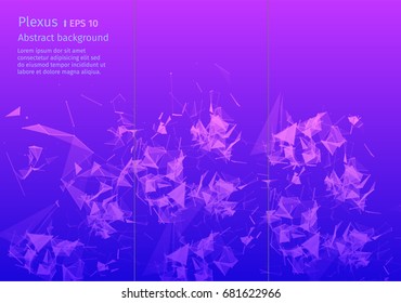 horizontal background plexus blue purple violet mucup