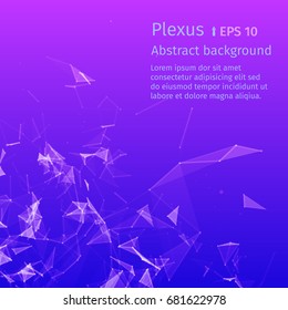 horizontal background plexus blue purple violet mucup