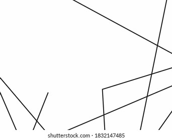 Horizontal background with random lines. Simple vector illustration.