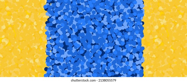 Horizontal background in ukraininan flag colors yellow and blue. Mug sublimation design. Freedom graphic