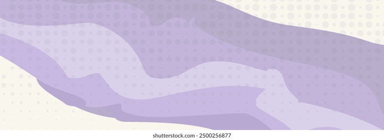horizontal background wavy lines. Pastel color blue, violet. Vector template for graphic design. Rectangle for stories, banners, covers, postcards and etc.