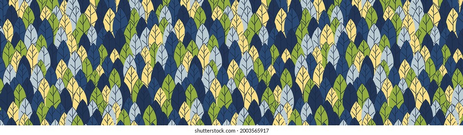Banner horizontal para anuncios, invitaciones, sitios de internet a partir de hojas coloridas. Fondo de verano para las ventas. Diseño plano geométrico. Coloca tu texto. Ilustración del vector