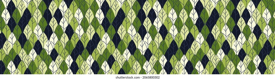 Banner horizontal para anuncios, invitaciones, sitios de internet a partir de hojas coloridas. Fondo de verano para las ventas. Diseño plano geométrico. Coloca tu texto. Ilustración del vector