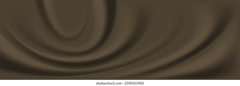 Horizontal Banner with brown abstract textured background vector design. Folded emerald brown background. Suit for web design, webinar, poster, promotion, advertising template, etc