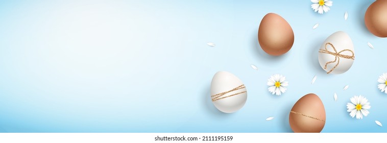 Banner horizontal para la celebración de Pascua