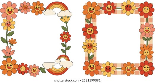 horizontal banner with copy space for text - design elements and shapes for abstract backgrounds