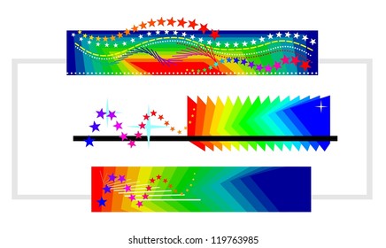 Horizontal banner design
