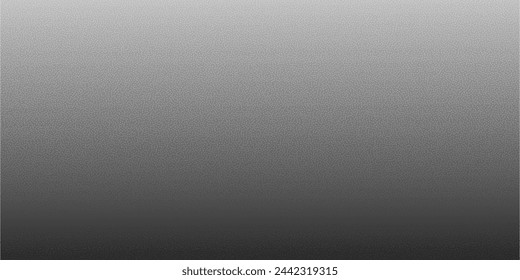 Un banner horizontal con una textura de arena granulada sobre un fondo transparente.Ilustración vectorial.