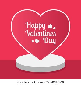 Horizontaler Banner mit Schnittwolken aus Papier. Platz für Text. Herzlichen Glückwunsch Valentinstag Verkauf Header oder Gutschein Vorlage mit Herzen.