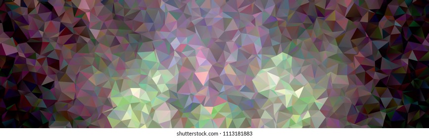 Horizontal banner with polygonal textur for print or web pages. Copy space. Vector clip art.