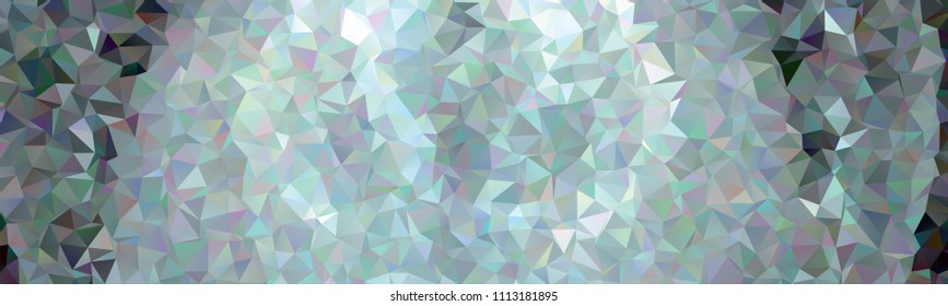 Horizontal banner with polygonal textur for print or web pages. Copy space. Vector clip art.
