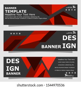 Horizontal banner template design.
Design a standard size template for business and advertising.