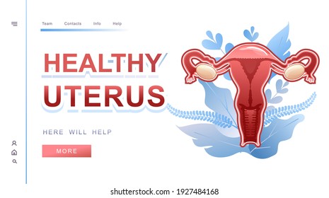 horizontal banner template website landing page medical theme, human internal health on white background
