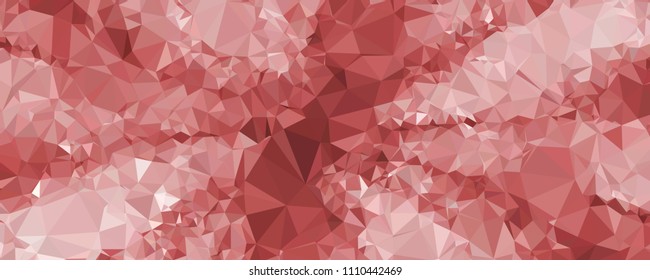 Horizontal banner for  web pages, presentations layouts, covers, title backgrounds, letterheads. Abstract multicolor mosaic backdrop. Geometric low polygonal background. Vector clip art.