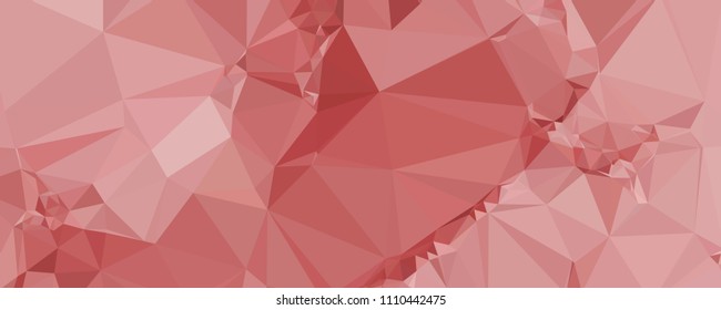 Horizontal banner for  web pages, presentations layouts, covers, title backgrounds, letterheads. Abstract multicolor mosaic backdrop. Geometric low polygonal background. Vector clip art.
