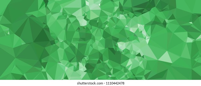 Horizontal banner for  web pages, presentations layouts, covers, title backgrounds, letterheads. Abstract multicolor mosaic backdrop. Geometric low polygonal background. Vector clip art.