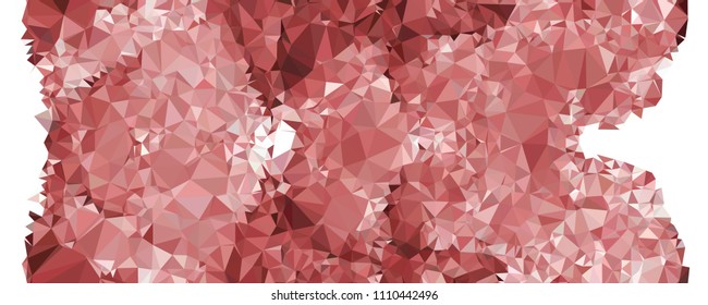 Horizontal banner for  web pages, presentations layouts, covers, title backgrounds, letterheads. Abstract multicolor mosaic backdrop. Geometric low polygonal background. Vector clip art.