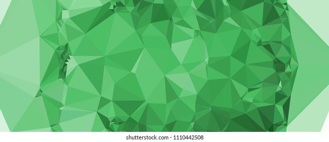 Horizontal banner for  web pages, presentations layouts, covers, title backgrounds, letterheads. Abstract multicolor mosaic backdrop. Geometric low polygonal background. Vector clip art.